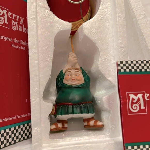 Department 56 Other - Dept 56 Christmas Ornament new in box
Merry Makers Burgess the Bellringer w Box